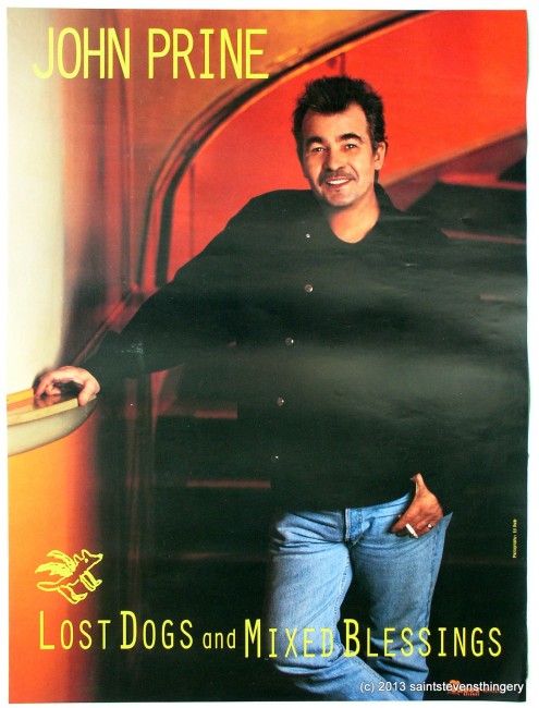 John Prine Lost Dogs And Mixed Blessings 18 x 24 promo poster