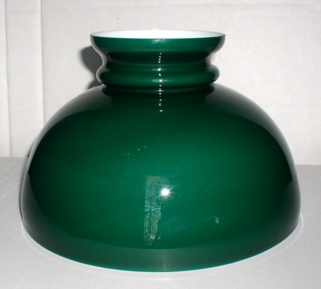 Green Cased Glass Shade 1