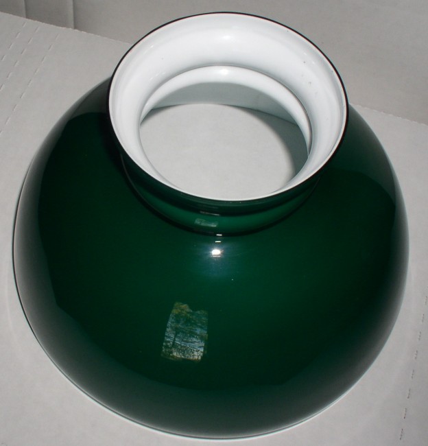 Green Cased Glass Shade 5