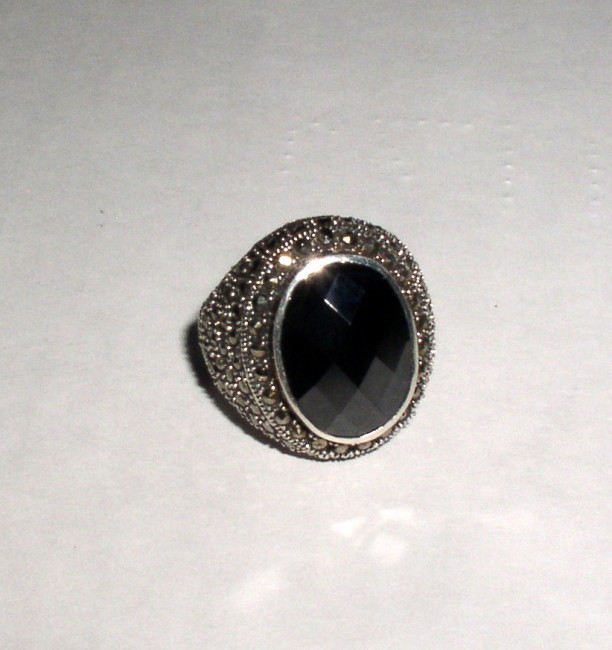 Sterling Marcasite Ring 1