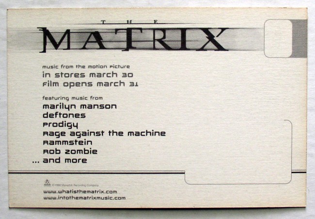 Matrix Postcard 2
