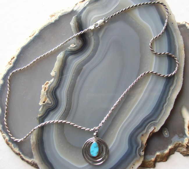 Silver Turquoise Chain 2