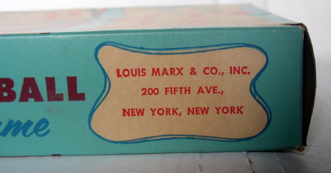 Louis Marx Wheel Of Fortune Pin Ball Game