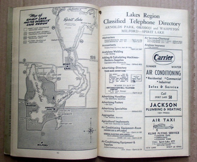 Lakes Region 1956 Telephone Directory 3