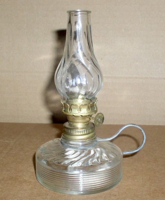 Rib Swirl Mini Oil Lamp 1