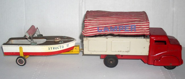Structo Camper Truck With Boat 2