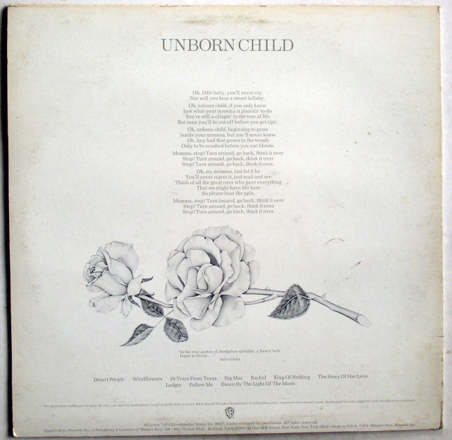 Seals & Crofts Unborn Child LP 2