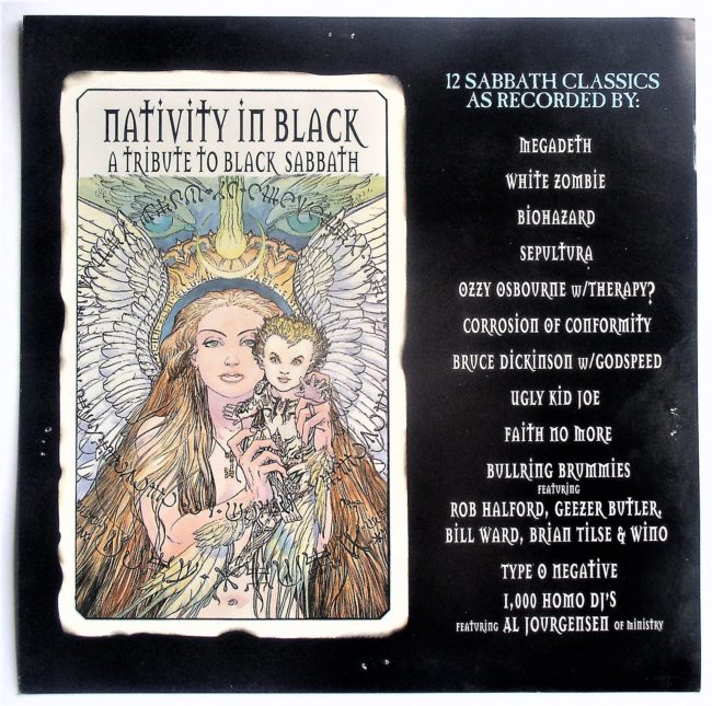 Nativity In Black Various Artists Tribute To Black Sabbath promotional flat 1994