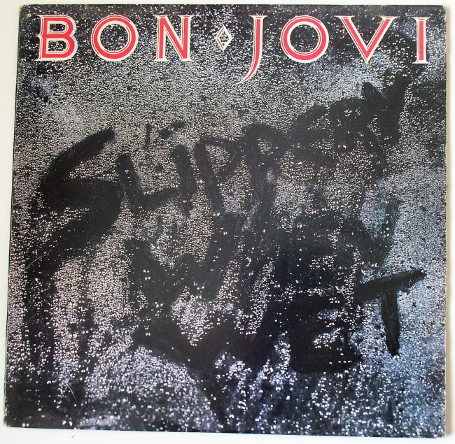 Bon Jovi / Slippery When Wet LP vg+ 1986
