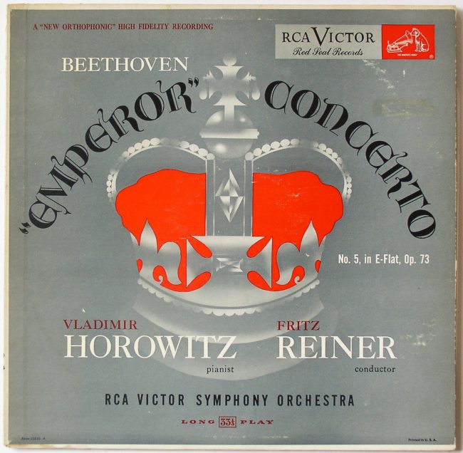 Horowitz, Vladimi / Beethoven: “Emperor” Concerto No. 5, In E-Flat, Op. 73 LP vg