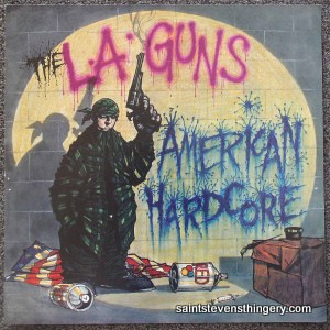 L.A. Guns / American Hardcore promotional nfs flat used CMC International, 1996