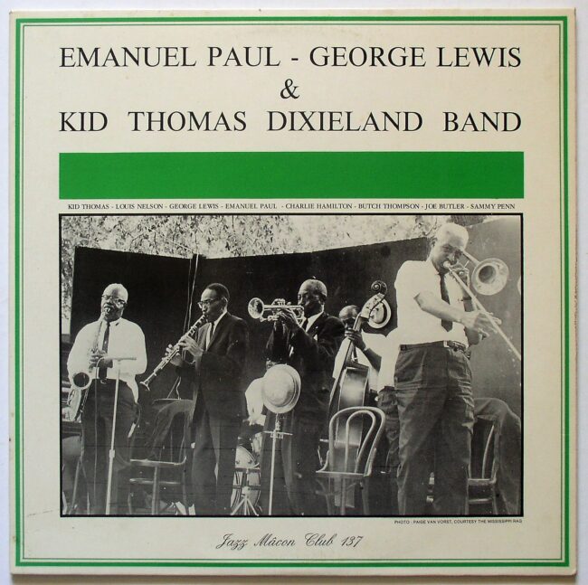 Paul, Emanuel – George Lewis & Kid Thomas Dixieland Band LP M- 1982