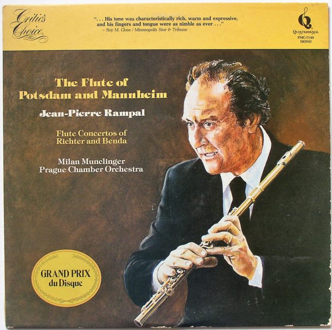 Rampal, Jean-Pierre / The Flute Of Potsdam And Mannheim (re) LP vg+ 1979