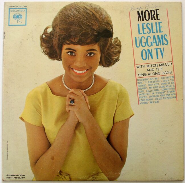 Uggams, Leslie / More Leslie Uggams On TV LP vg+ 1962