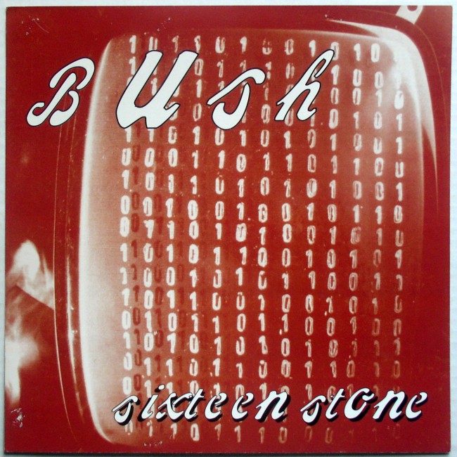 Bush / Sixteen Stone promo flat front