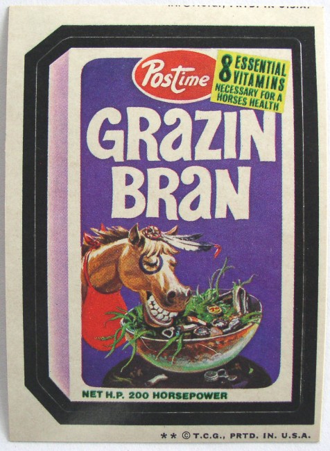 Grazin Bran Sticker