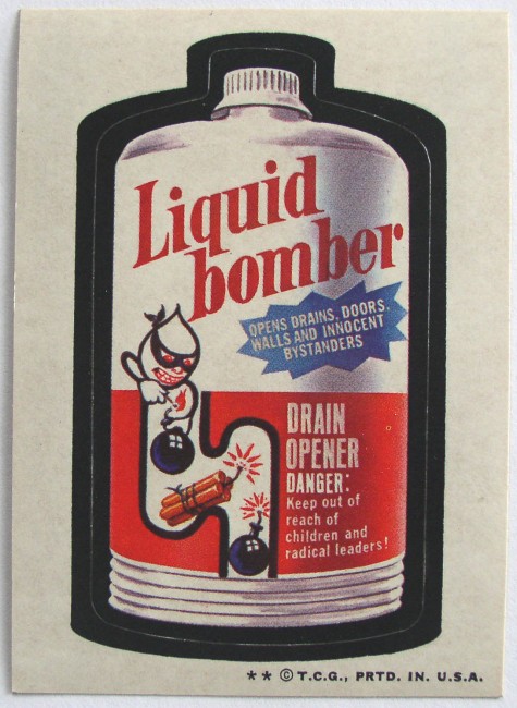 Liquid Bomber Sticker