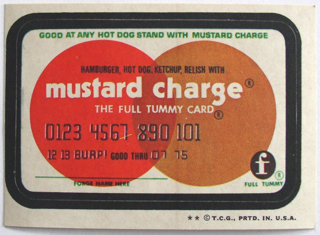 Mustard Charge Sticker