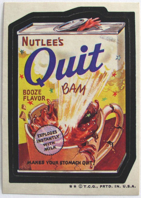 Nutlee's Quit Sticker