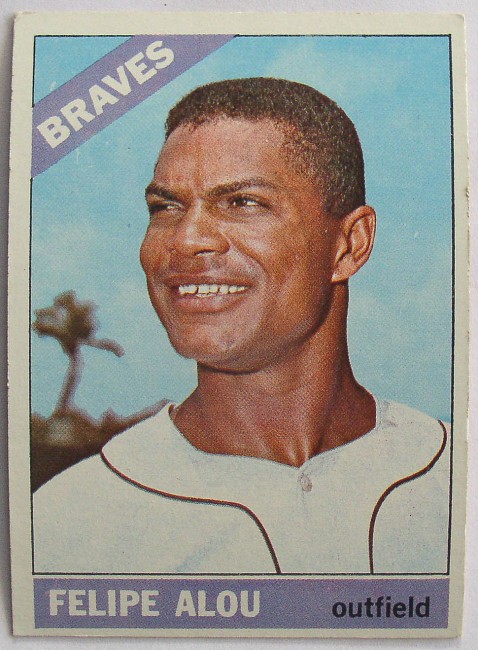 Alou Baseball Card front