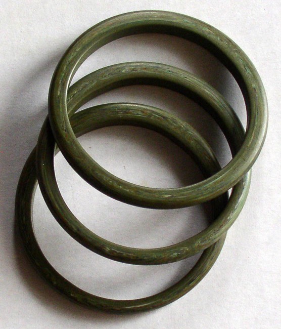 Bakelite Green Bracelets 1