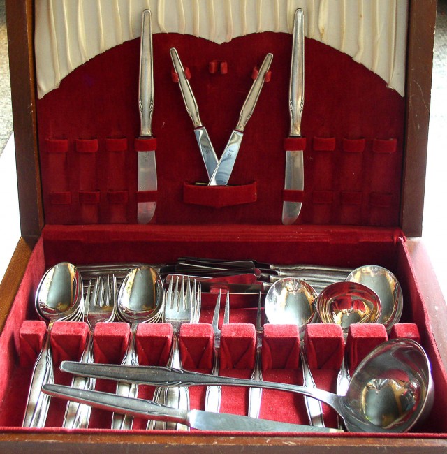 WMF German Silverplate Flatware, Paris Pattern  1