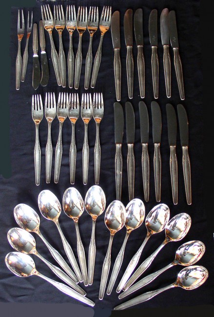 WMF German Silverplate Flatware, Paris Pattern 3