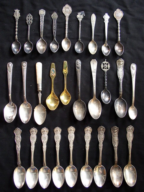 Silverplate Souvenir Spoons 1