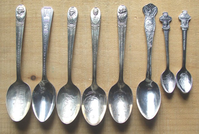 Silverplate Souvenir Spoons 5