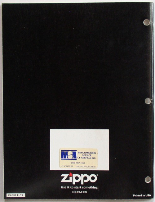 Zippo 2000 Catalog 3