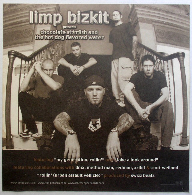 Limp Bizkit / Chocolate Starfish flat back