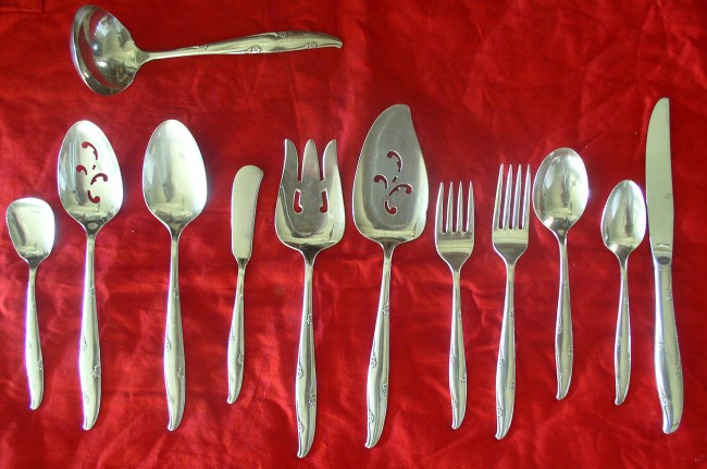 Silver Flower Flatware 2