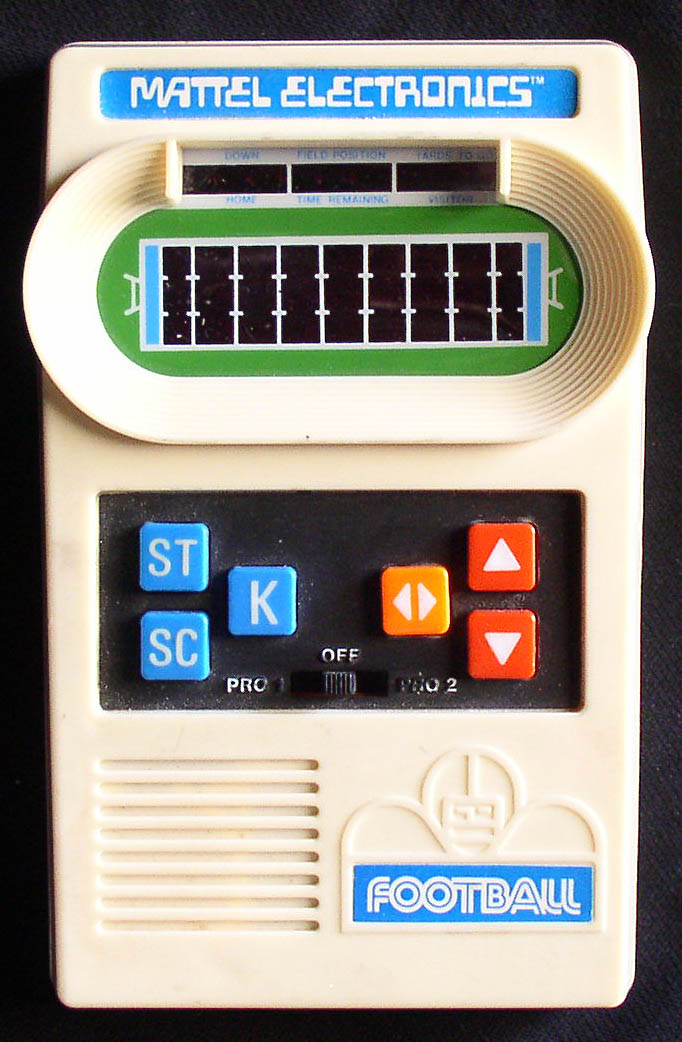 handheld electronic football game