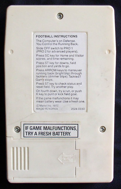 Mattel Football Game 2