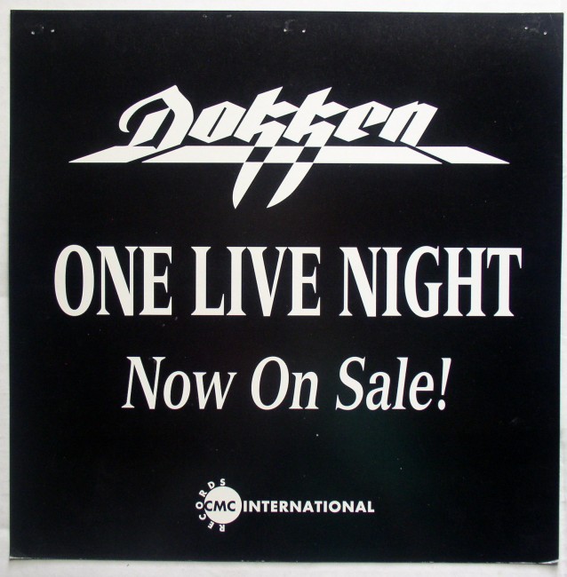 Promo Flat Dokken / One Live Night 2