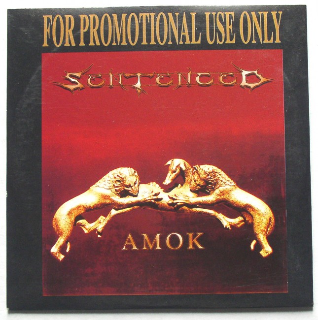 Amok / Sentenced promo CD front