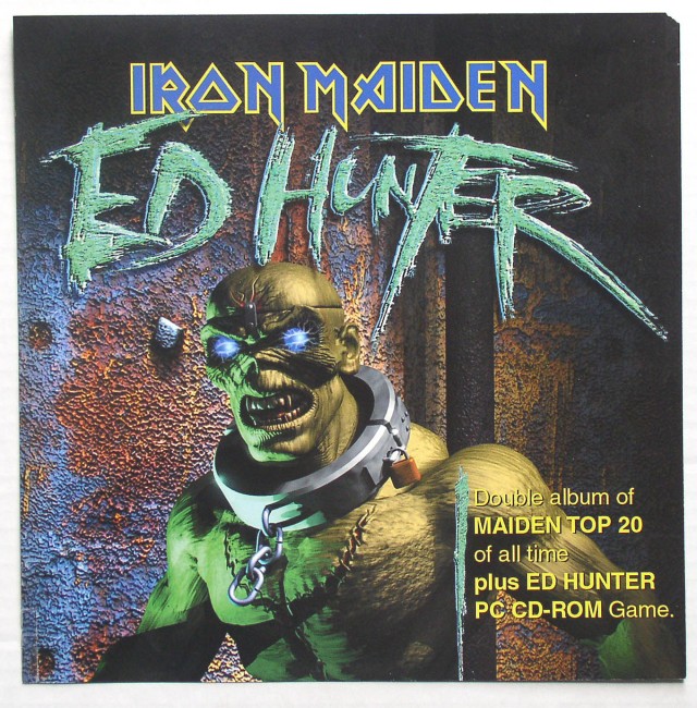 promo flat Iron Maiden Ed Hunter