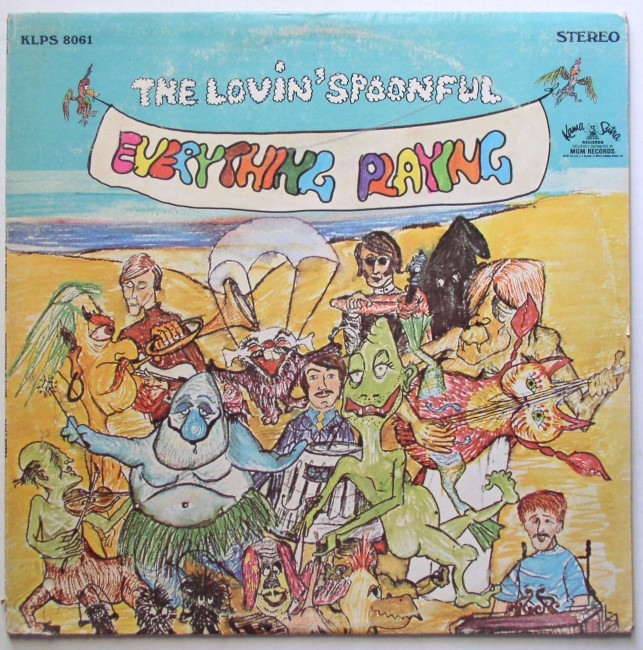 Lovin' Spoonful Everything Playing LP front cover