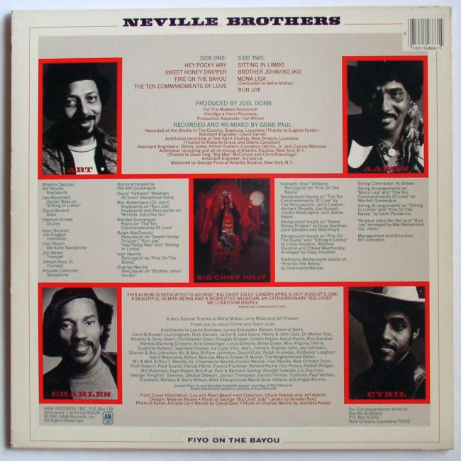 Neville Brothers LP 2