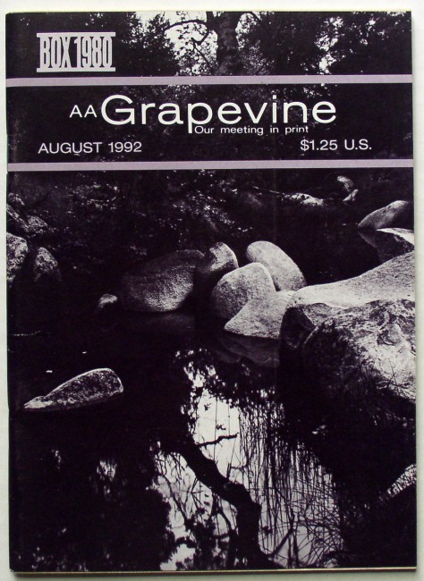 AA Grapevine Magazine August 1992