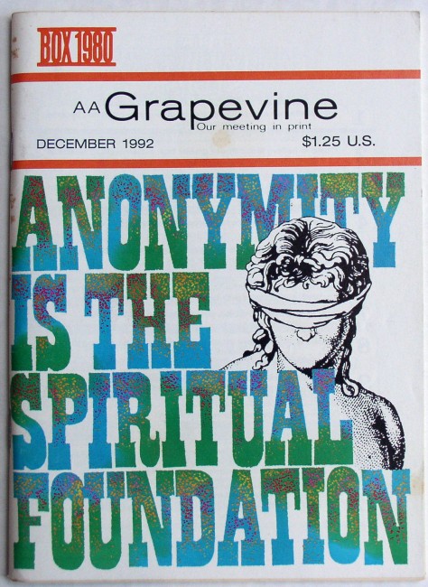 AA Grapevine Magazine December 1992