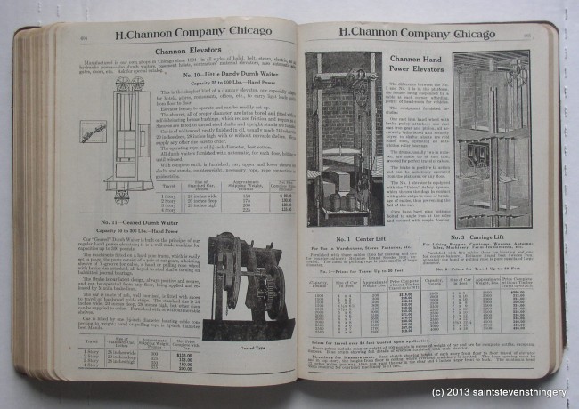 H. Channon Company 1920 Catalog No. 90 7