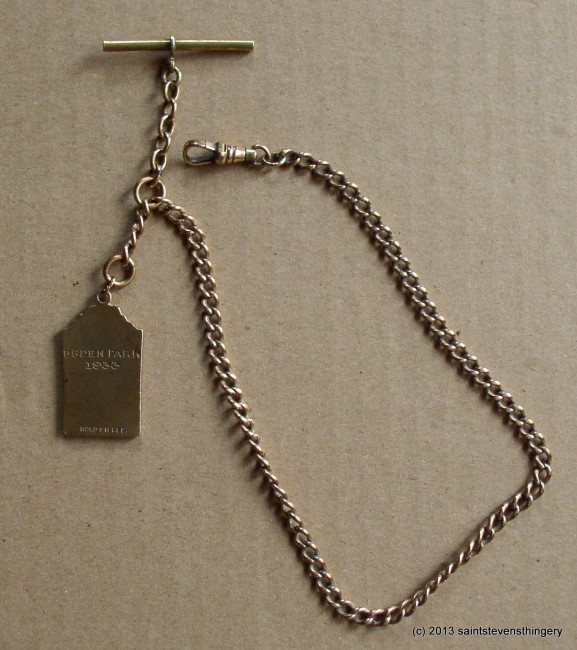 Chain With Baseball Fob 2