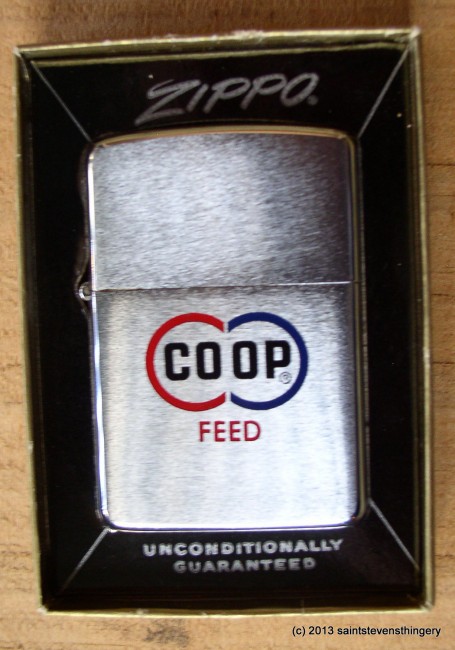 1967 Zippo Lighter Coop Feed Advertising 7