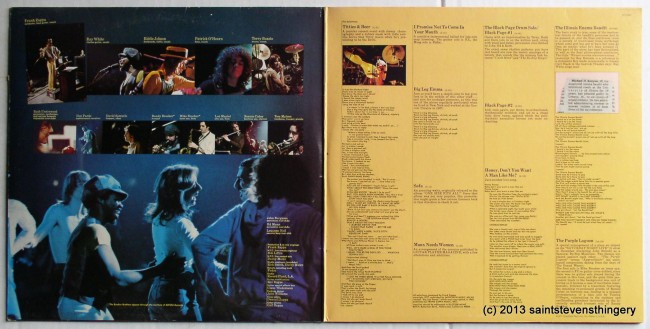 Zappa In New York LP 2