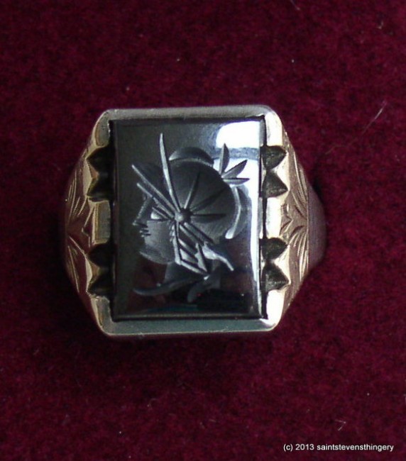 Hematite Intaglio Ring 1