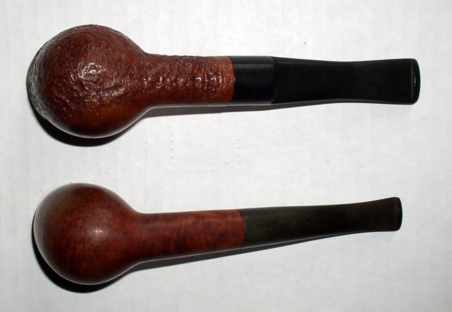 Large Bowl Grecian Natural Burl Briar Estate Pipe & London England Smoking Pipe