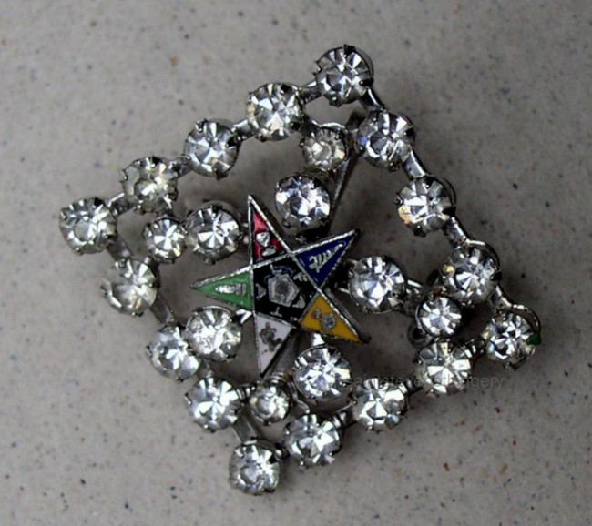 Eastern Star Brooch 1