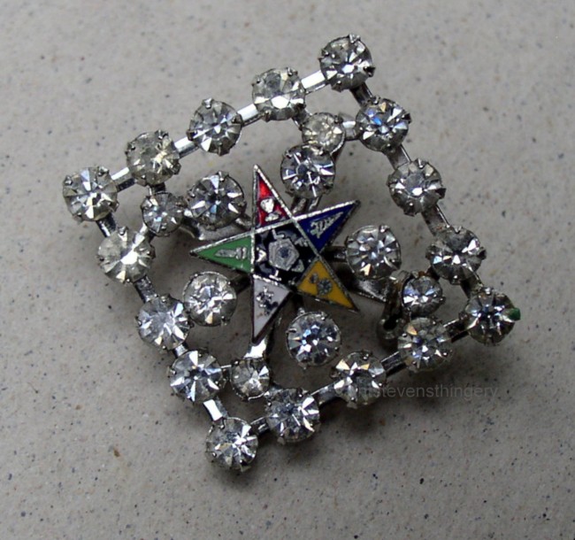 Eastern Star Brooch 2