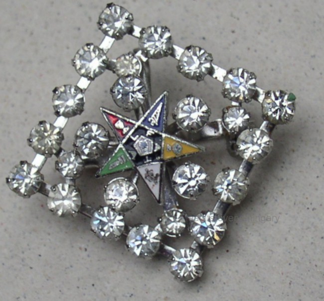 Eastern Star Brooch 4